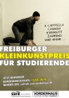Freiburger Kleinkunstpreis für Studierende, Newsflash, Event, Veranstaltung, A Capella, Kabarett, Zauberei, Vorderhaus, Mensa Bar