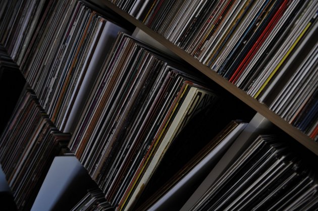 Platten, Vinyl, Sammlung, Collection, Shelf, Regal