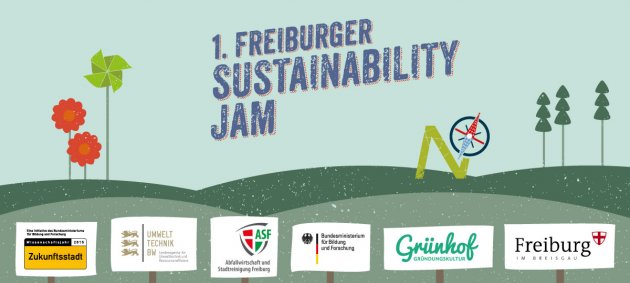 1. Freiburger, Sustainability Jam, Zukunft, Stadt, Umwelt, Technik, BW, Bundesministerium für Bildung und Forschung, Grünhof, Freiburg, Freiburg im Breisgau