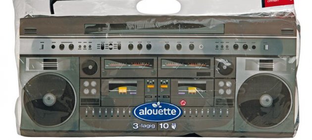 Klopapier, Ghettoblaster, Alouette, 3 lagig, 10 Rollen